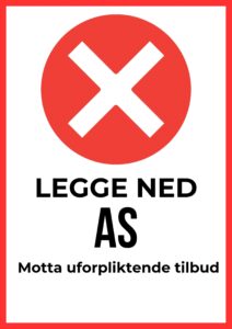 Slette og oppløse et aksjeselskap (AS)